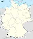 Verbreitung von Erysiphe platani in Deutschland