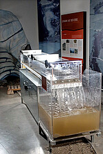 Flow model – a miniature model of the Rhine