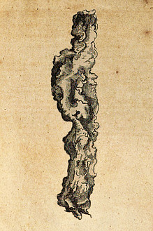 Zeichnung einer Blitzröhre (Leonhard David Hermann, 1711)