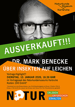 AUSVERKAUFT! Vortrag: Insekten auf Leichen