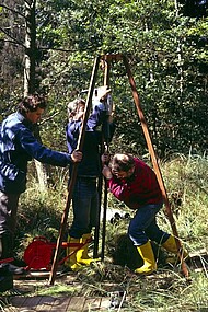 Coring at Seewadel (Hegau, 1990)